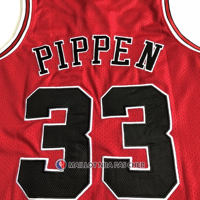 Maillot Chicago Bulls Scottie Pippen NO 33 1997-98 NBA Finals Mitchell & Ness Rouge